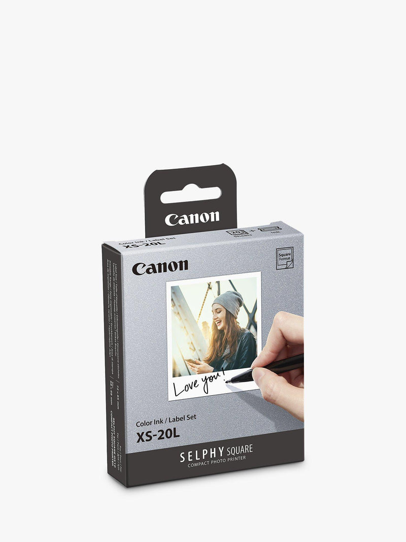 Canon XS-20L square photo paper print pack 20 prints, UK version
