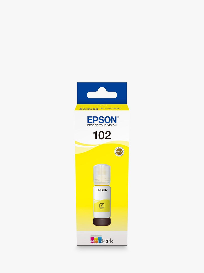 Epson EcoTank 102 ink bottle for EcoTank printers, imported from the UK