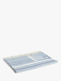 John Lewis striped coastal throw blue, 200x150cm, imported from the UK