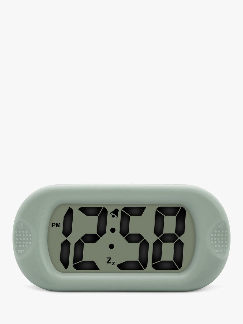 Acctim silicone jumbo LCD digital alarm clock (British brand)