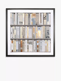 Art Marketing Sabrina Roscino The Library framed print 90x90cm (British brand)