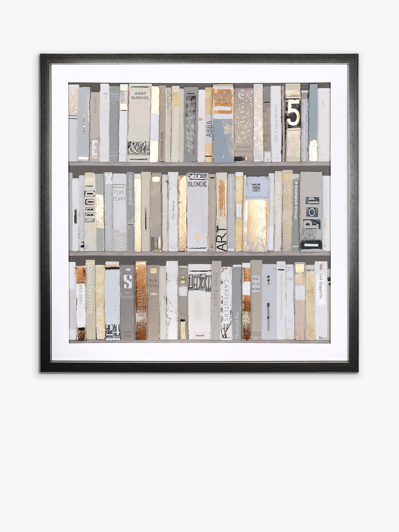 Art Marketing Sabrina Roscino The Library framed print 90x90cm (British brand)