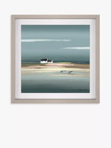 John Lewis Art Marketing Ulyana Hammond Azure Framed Print, 38 x 38cm- Buy online at McGrocer