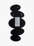 Gallery Direct Pebble Stack abstract wall mirror 118x54cm black (British brand)