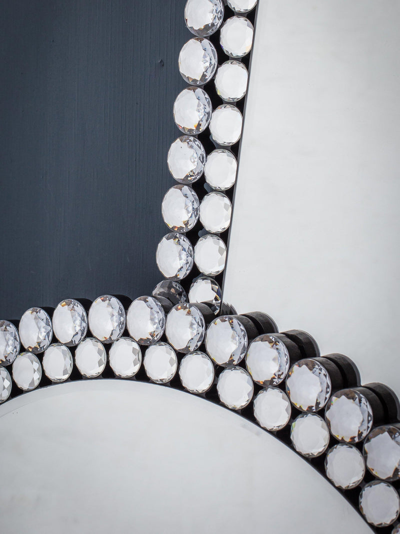 Gallery Direct crystal frame wall mirror 90x60cm - British product