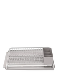 Brabantia dish rack with removable cutlery holder and drip tray - British product