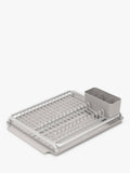 Brabantia dish rack with removable cutlery holder and drip tray - British product