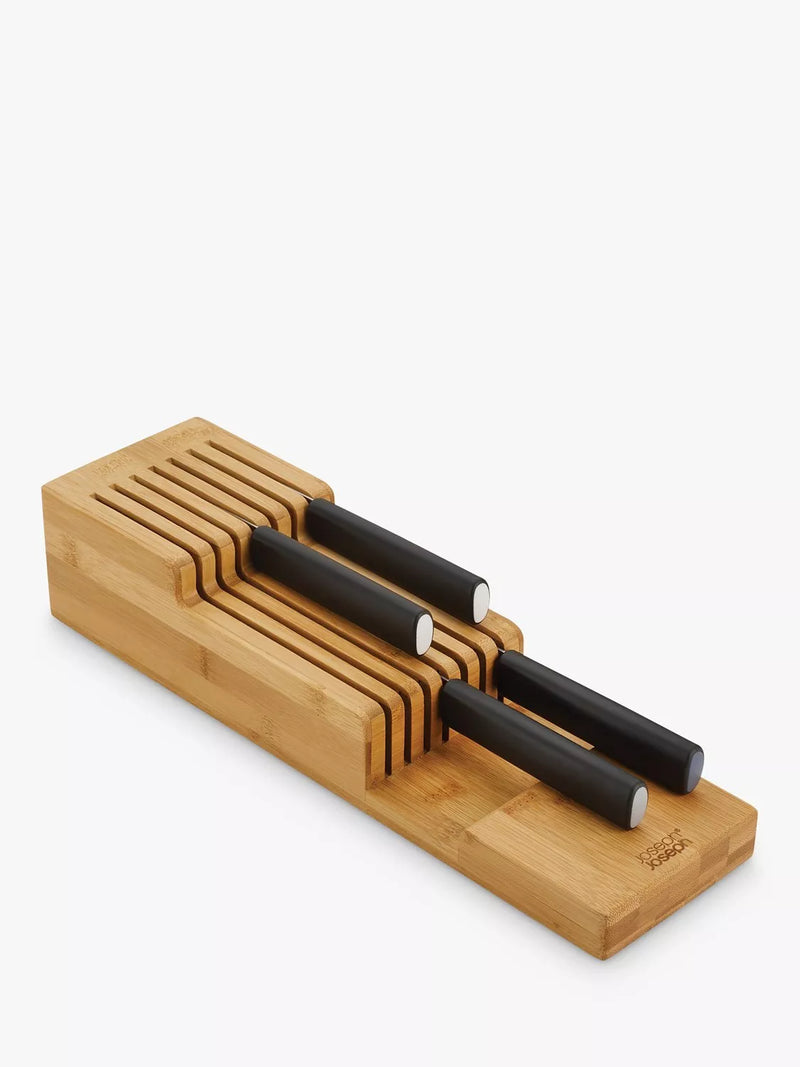 Joseph Joseph DrawerStore bamboo 2 tier knife organiser, imported from the UK