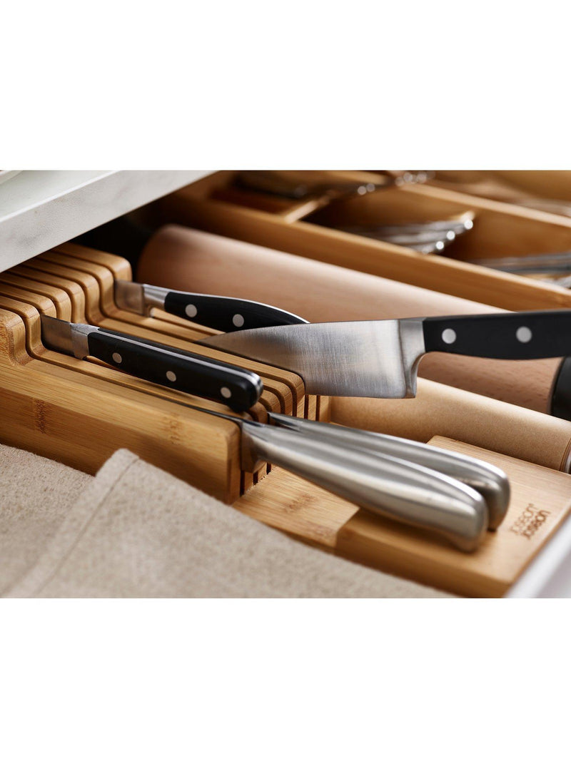 Joseph Joseph DrawerStore bamboo 2 tier knife organiser, imported from the UK