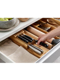 Joseph Joseph DrawerStore bamboo 2 tier knife organiser, imported from the UK