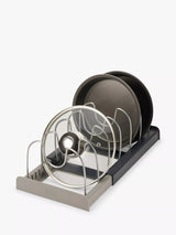 John Lewis Adjustable Cookware Pan and Lid Organiser with Scratch-Proof Wire Dividers- Buy online at McGrocer