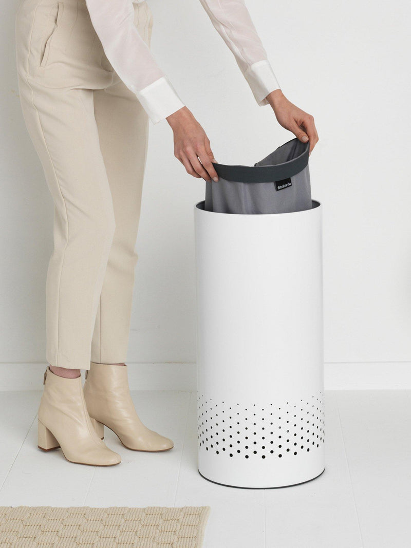 Brabantia laundry bin 35L steel design, UK version