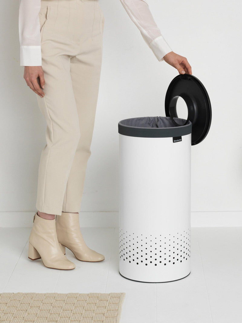 Brabantia laundry bin 35L steel design, UK version