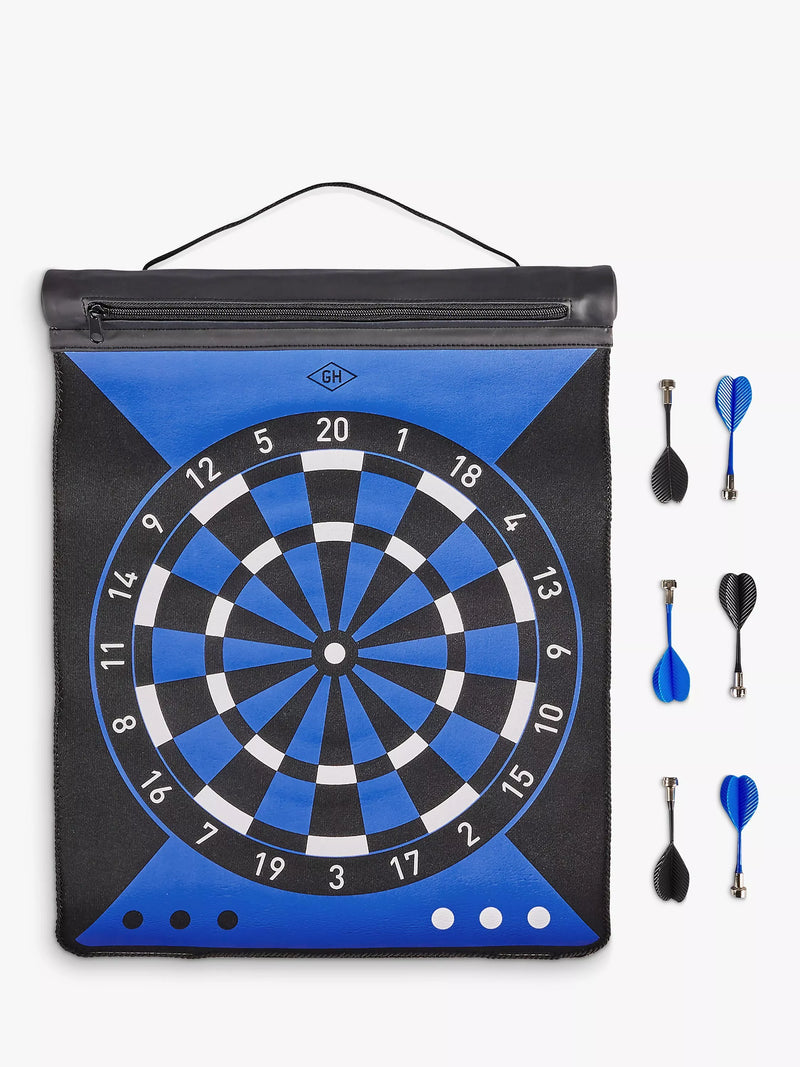 Gentlemen's Hardware Roll-Up Magnetic Dartboard, UK version