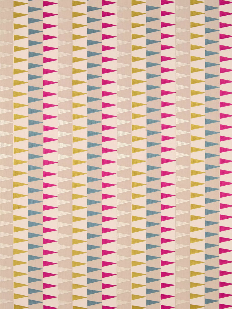 Harlequin Azul furnishing fabric geometric pattern - British product