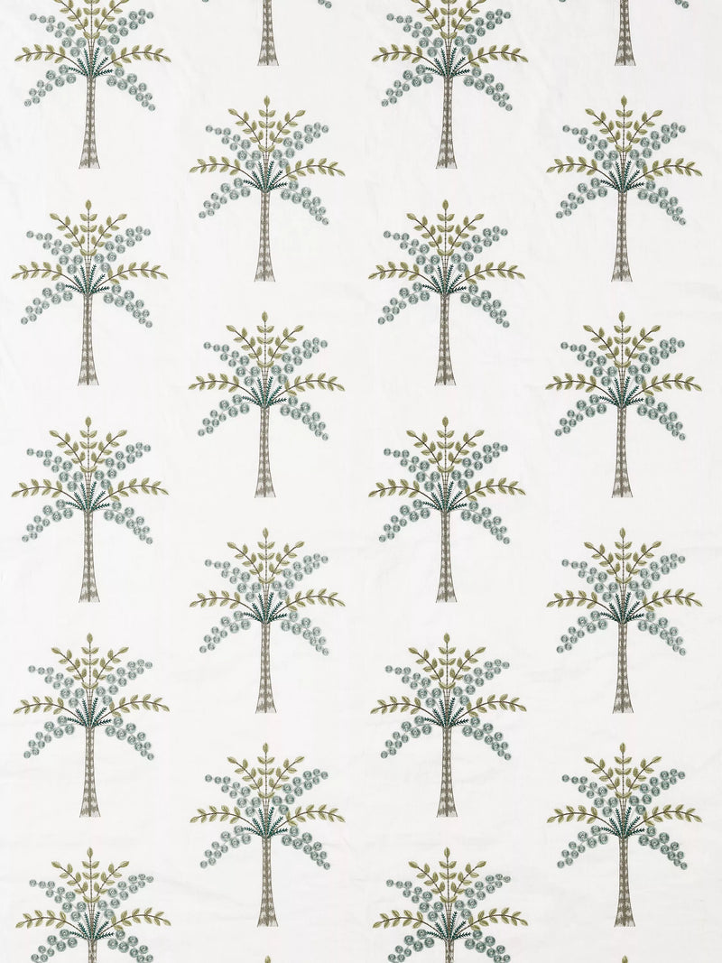 Sanderson Palm Grove furnishing fabric linen blend (British brand)