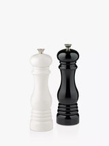 John Lewis Le Creuset Classic Salt & Pepper Mills Set of 2, White/Black- Buy online at McGrocer