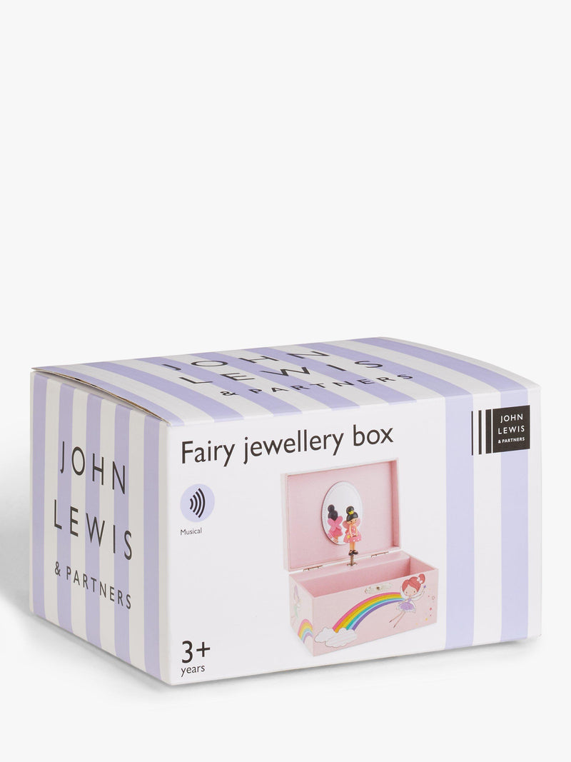 John Lewis musical fairy jewellery box pink, UK version