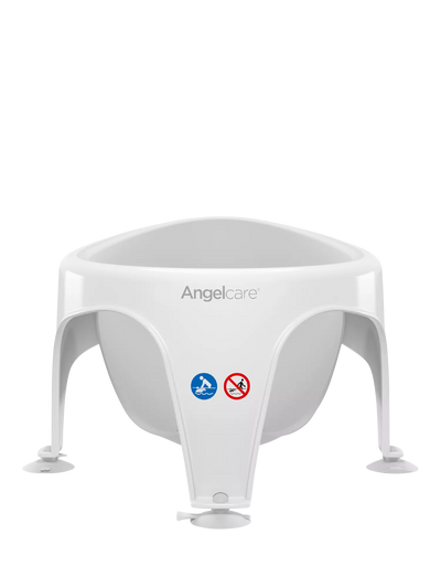 John Lewis Soft Touch Baby Bath Seat in White and Grey for Infants from 6 Months- Buy online at McGrocer