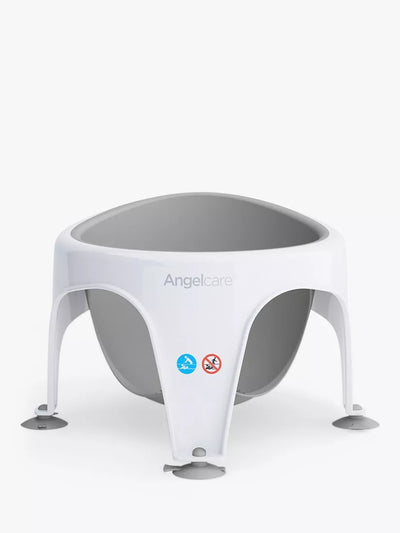 John Lewis Soft Touch Baby Bath Seat in White and Grey for Infants from 6 Months- Buy online at McGrocer