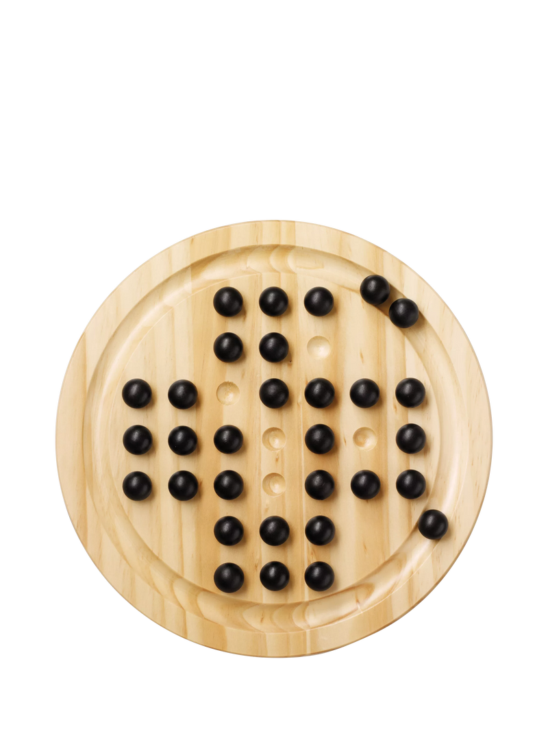 John Lewis wooden solitaire game 33 holes, UK version