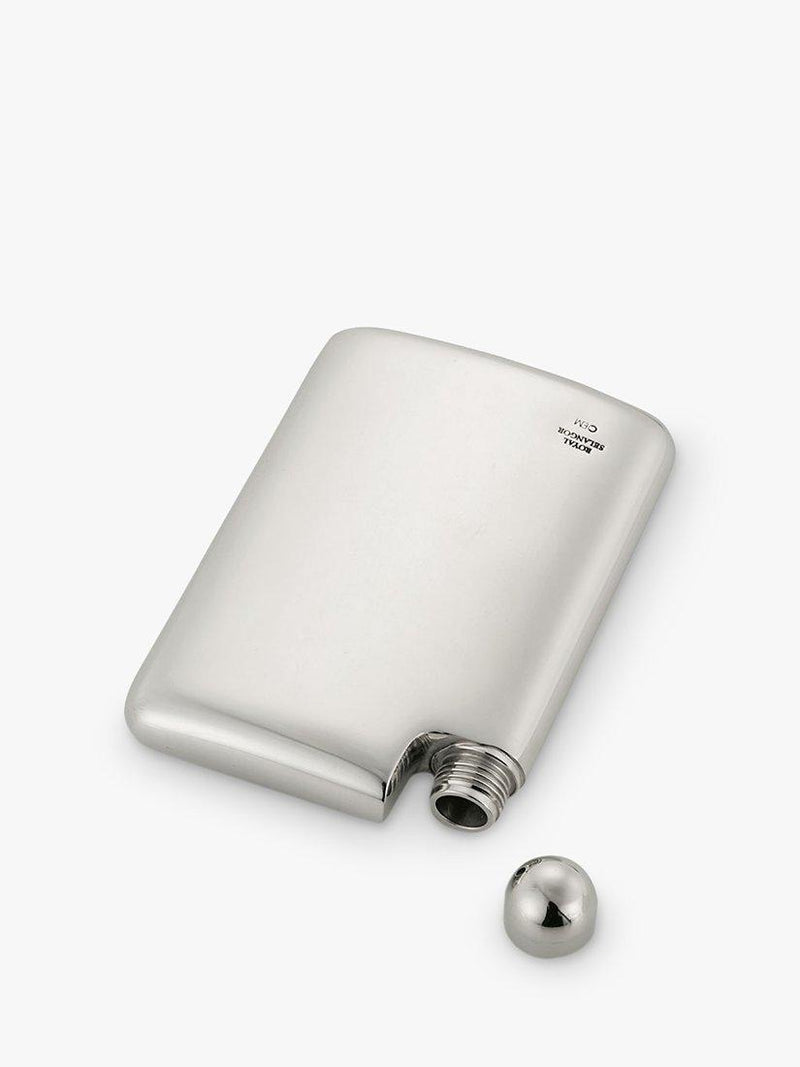 Royal Selangor Erik Magnussen pewter hip flask, UK version