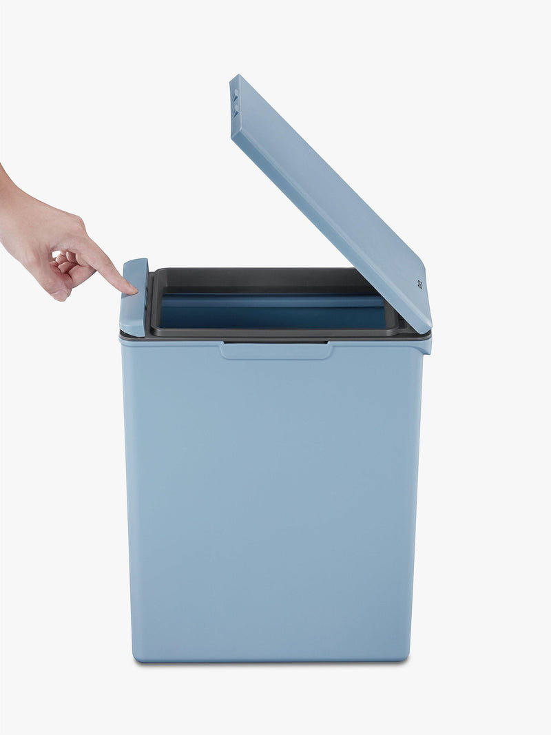 EKO Morandi Rectangular Touch Bin 20L - British product