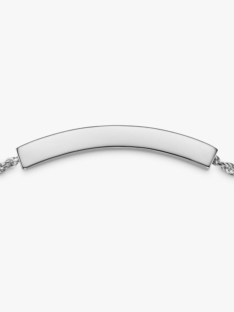 Monica Vinader Linear Rope Chain bracelet 22.8cm (British brand)