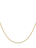 Monica Vinader short fine chain necklace gold plated sterling silver 43cm (British brand)