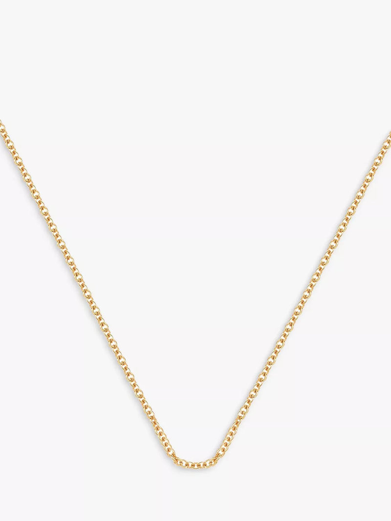Monica Vinader Long Fine Chain Necklace 61cm, UK version