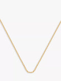 Monica Vinader Long Fine Chain Necklace 61cm, UK version