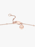 Monica Vinader fine beaded chain necklace rose gold 40-45cm - British product