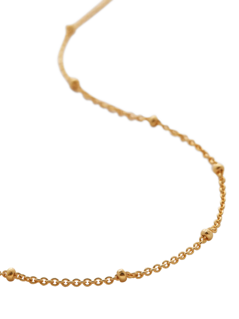 Monica Vinader Fine Beaded Chain Necklace 40-45cm