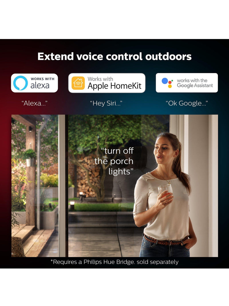 Philips Hue Lily XL smart outdoor spotlight extension 19cm - British brand