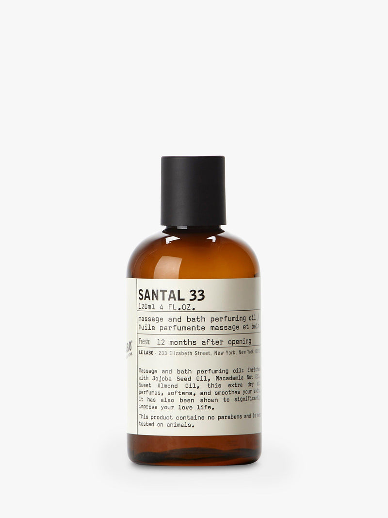 Le Labo Santal 33 bath and massage perfuming oil 120ml, UK version