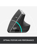 Logitech MX Vertical ergonomic mouse, imported from the UK