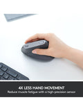 Logitech MX Vertical ergonomic mouse, imported from the UK