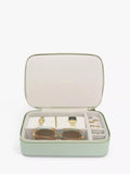 Stackers Jewellery Travel Case in sage green (British brand)