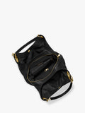 Michael Kors Lillie large leather shoulder bag black (British brand)