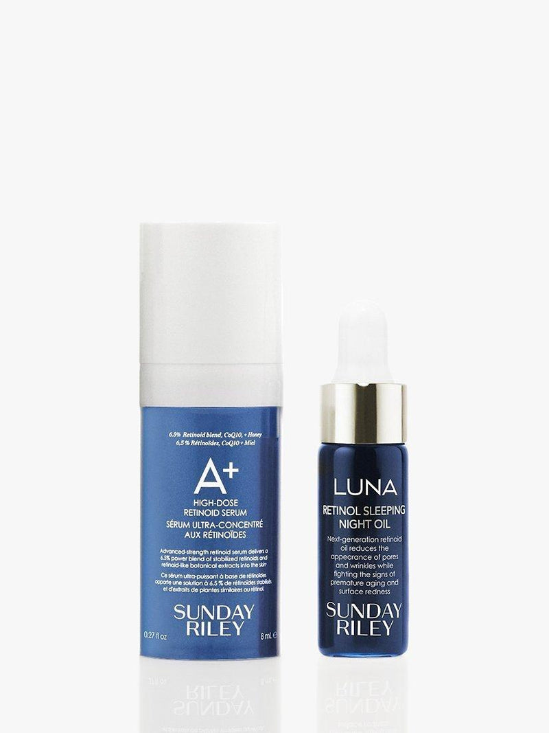 Sunday Riley retinol gift set A+ Serum Luna Oil, UK version