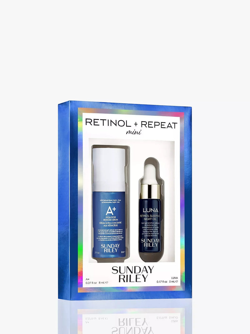 Sunday Riley retinol gift set A+ Serum Luna Oil, UK version