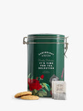 Cartwright & Butler sea salted caramel shortbread and English Breakfast tea gift tin - British product