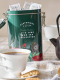 Cartwright & Butler sea salted caramel shortbread and English Breakfast tea gift tin - British product