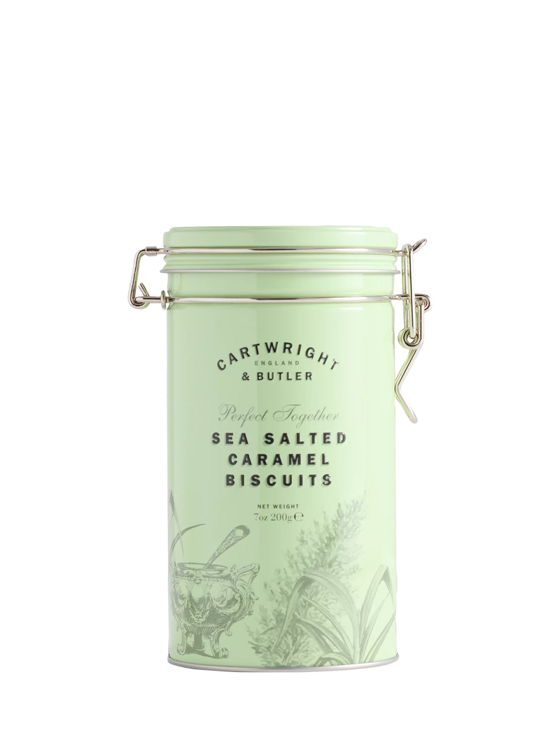 Cartwright & Butler salted caramel shortbread biscuits 200g - British product
