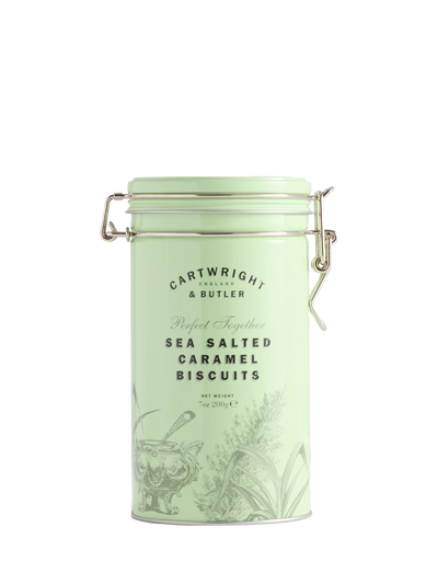 John Lewis Cartwright & Butler Salted Caramel Shortbread Biscuits 200g- Buy online at McGrocer