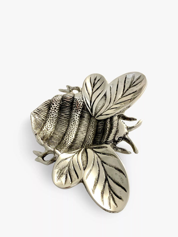 Bee-Shaped Aluminium Trinket Dish for Keys and Jewellery