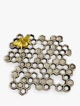 John Lewis Culinary Concepts Buzzy Bee Honeycomb Trivet- Buy online at McGrocer