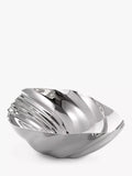 Robert Welch cascade dish in mirror-polished stainless steel, imported from the UK