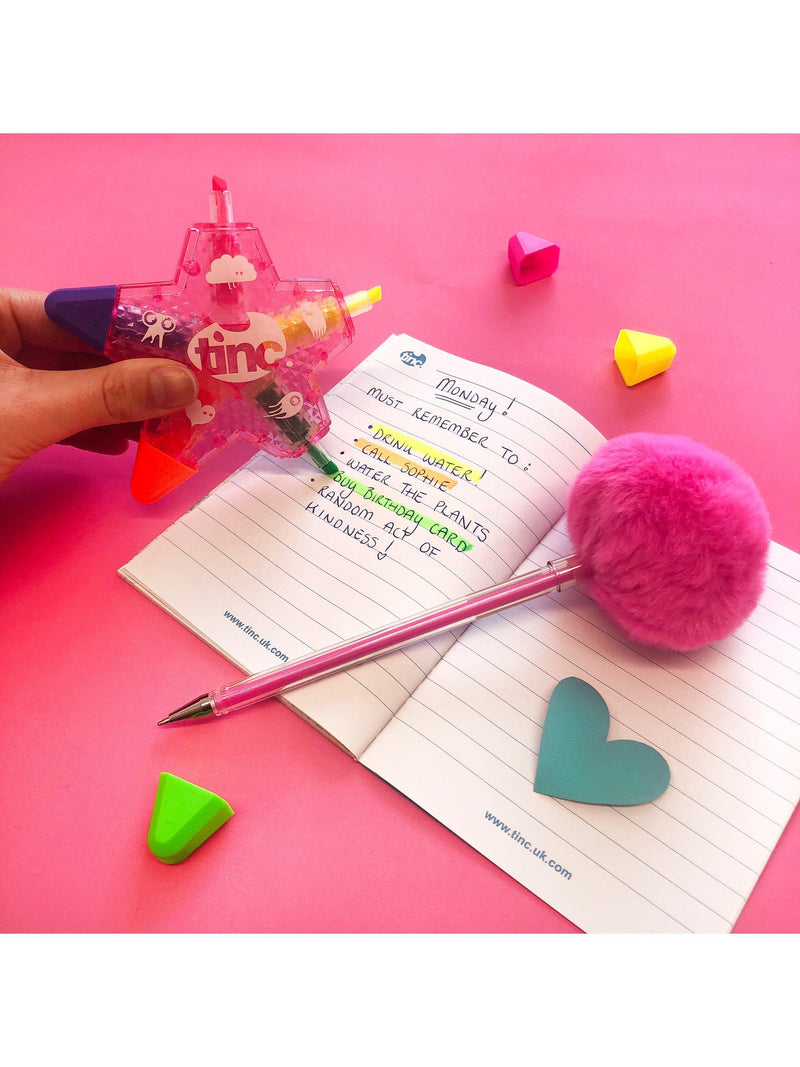 Tinc star highlighter pen multi colour (British brand)
