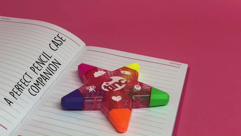 Tinc star highlighter pen multi colour (British brand)
